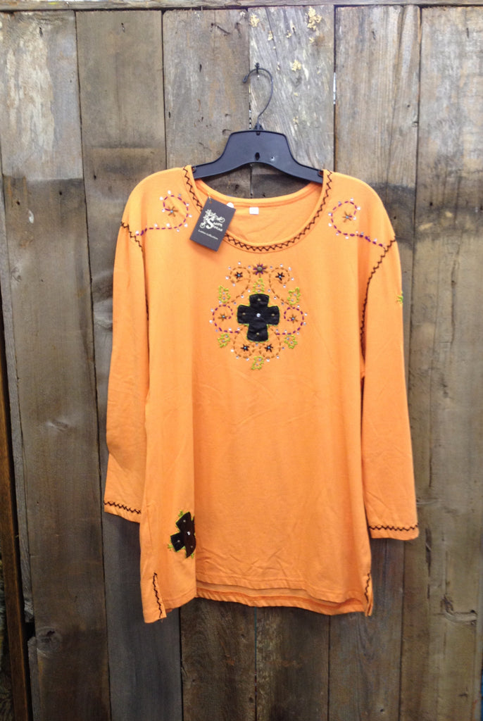 SH-011 Cross Orange T-Shirt