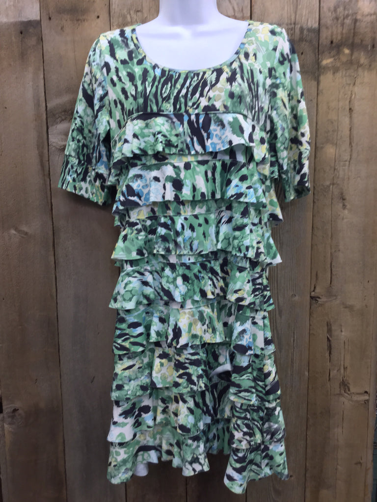 Green Jungle Tie Dye Dress